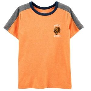 OshKosh Boys Tiger Sporty Ringer Tee Shirt